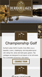 Mobile Screenshot of durhamlakesgolf.com